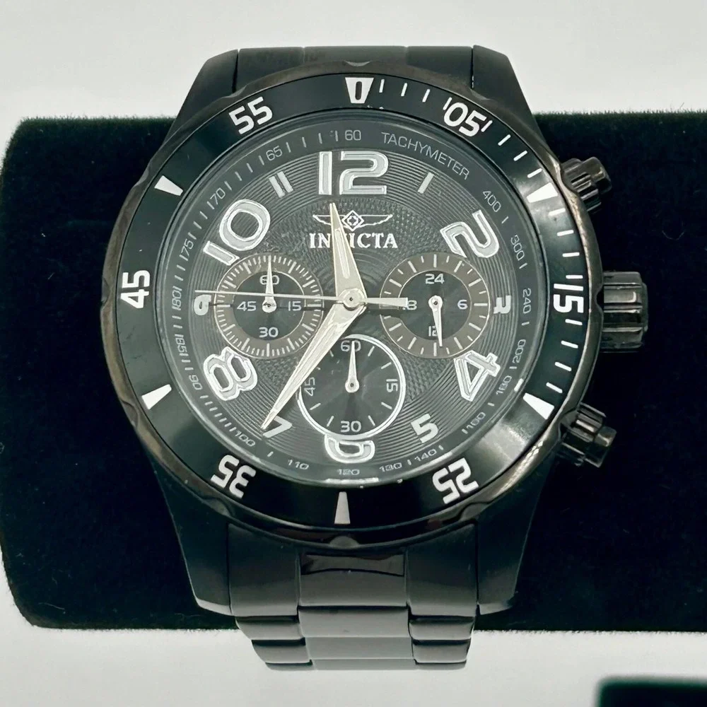 Invicta Pro Diver Master Of The Oceans Tritnite 50m Water Resistant Black 12915